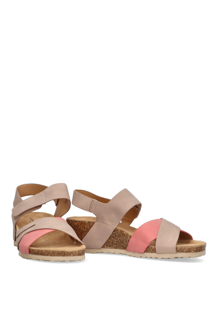 SANDALIA BIO CRUZADA ARMONY 20032 AGIA, MUJER CORAL