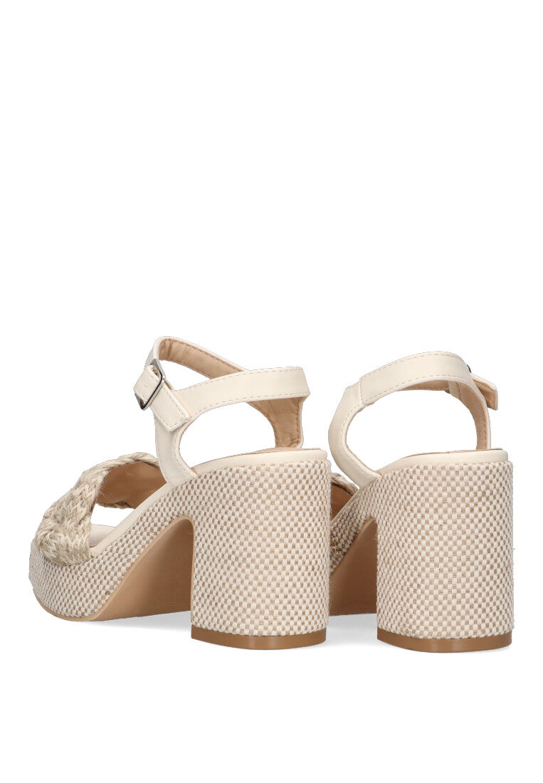 SANDALIA TRENZADA ETIKA 30014 GUGUY, MUJER NATURAL