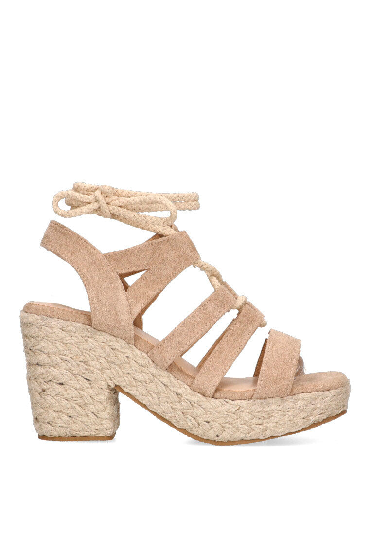 SANDALIA TIRAS ETIKA 30001 LAS DORADAS, MUJER BEIGE