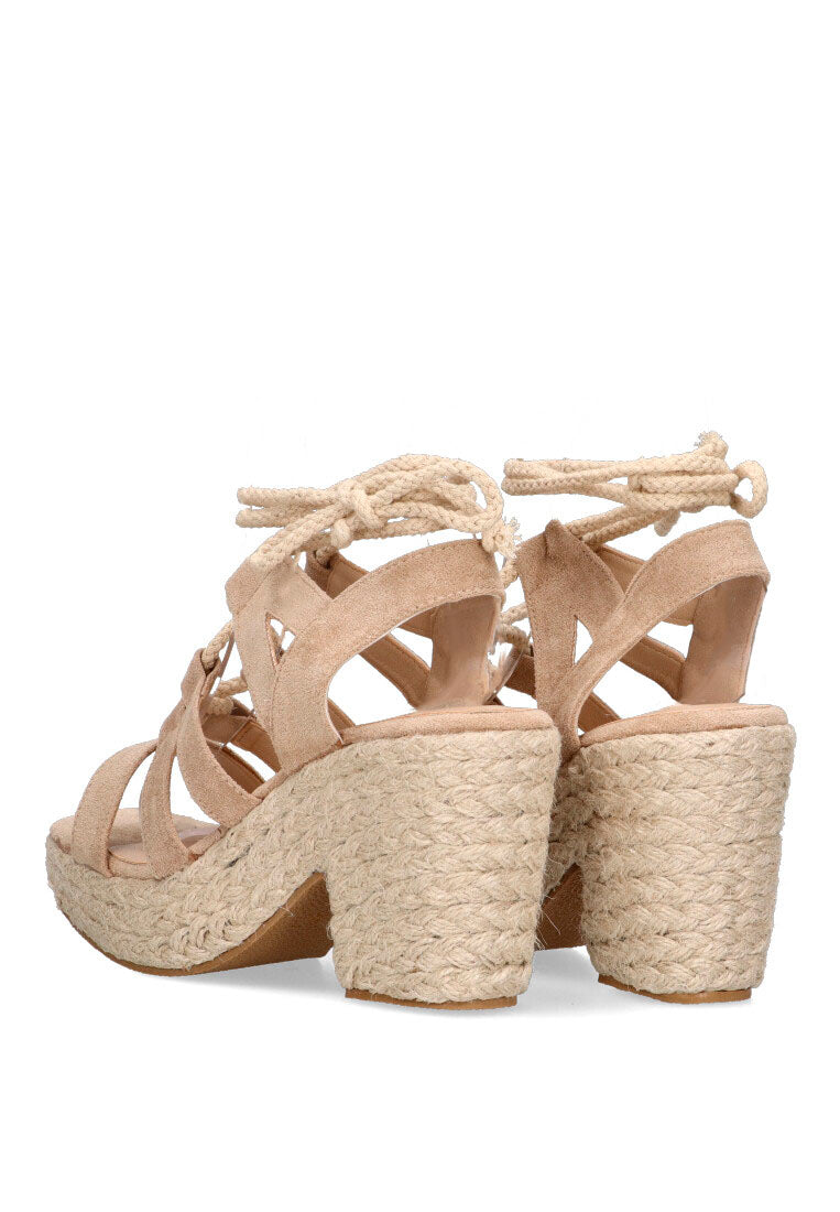 SANDALIA TIRAS ETIKA 30001 LAS DORADAS, MUJER BEIGE