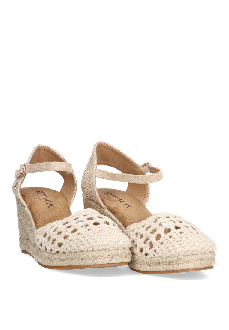 VALENCIANA PUNTA CALADA ETIKA 20005 LA FRAGATA, MUJER BEIGE