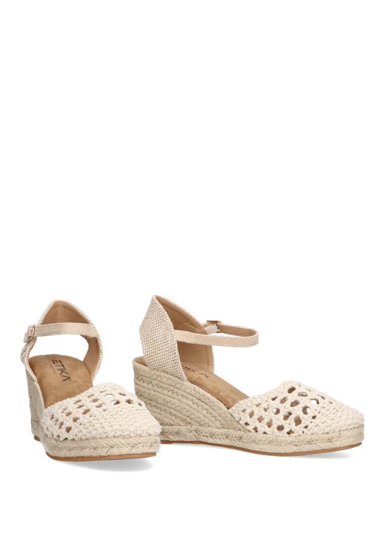 VALENCIANA PUNTA CALADA ETIKA 20005 LA FRAGATA, MUJER BEIGE