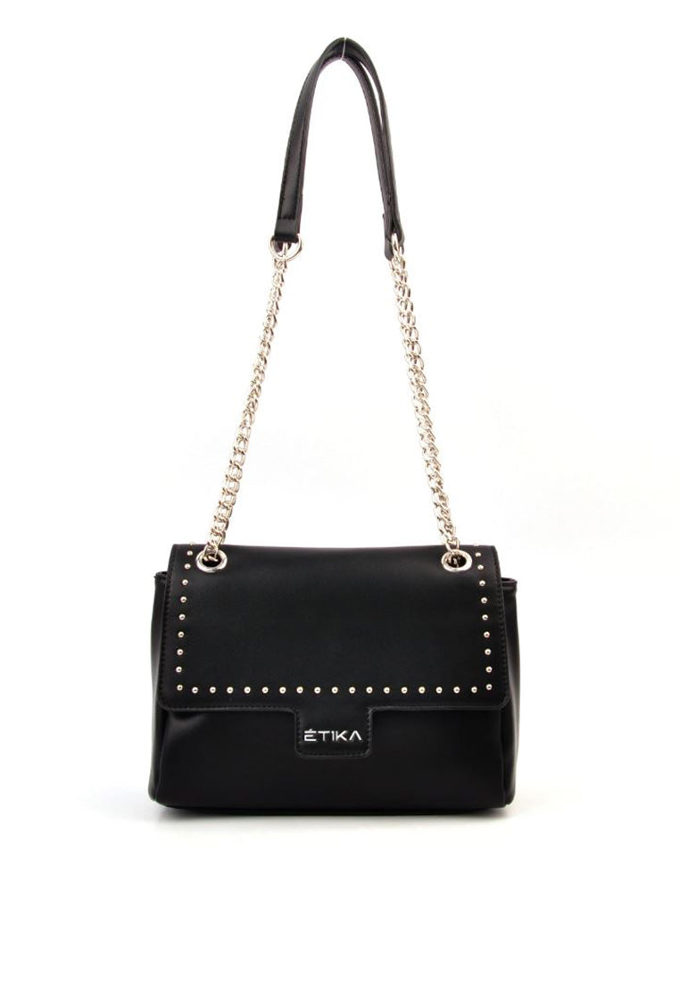 BOLSO TACHUELAS ETIKA B30101 LAUREN 01 NEGRO