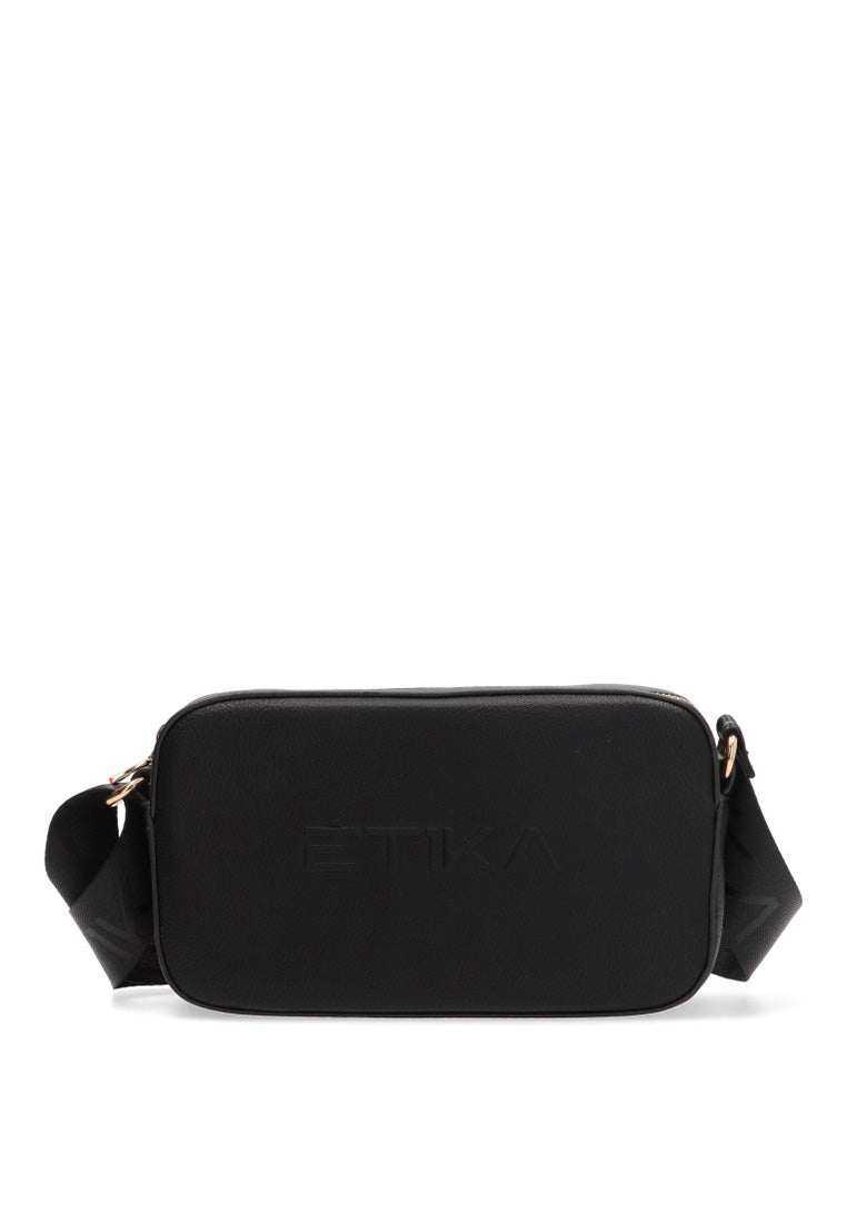 BOLSO BANDOLERA MUJER LOGO ETIKA BETTE 01 B30107, NEGRO