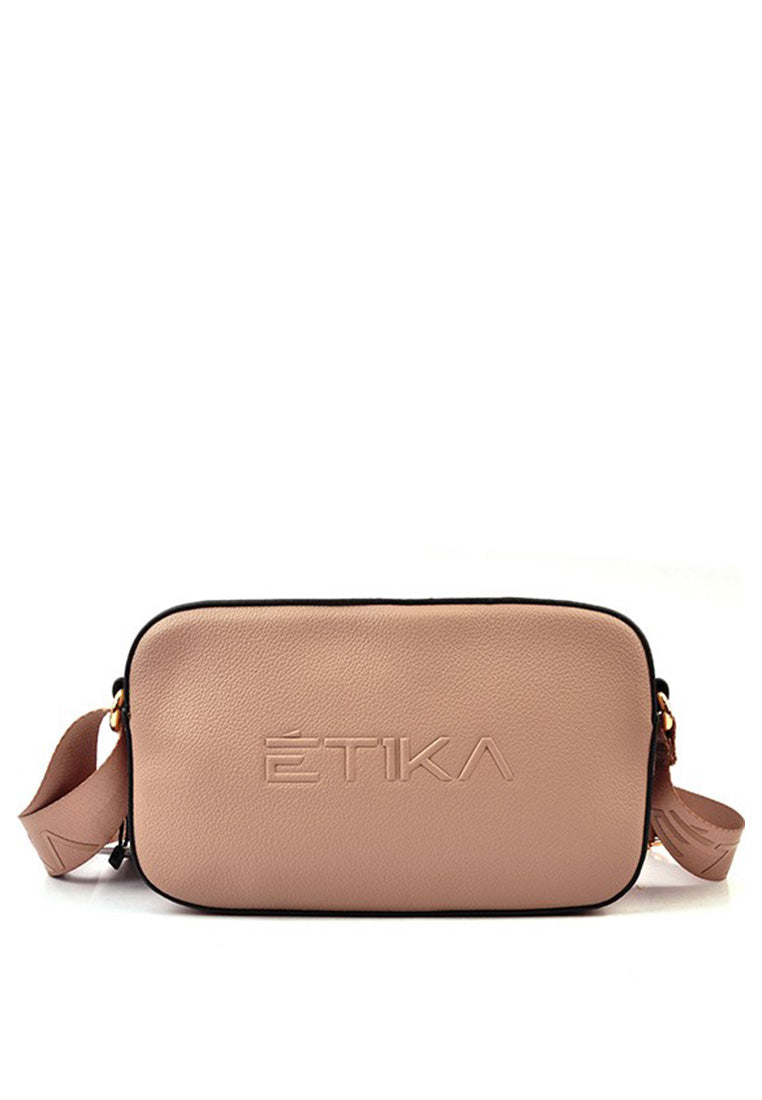 BOLSO BANDOLERA LOGO ETIKA BETTE 01 B30107, NUDE