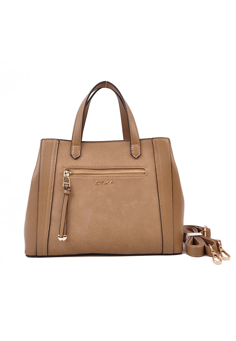 BOLSO COMPACTO ETIKA INGRID 02 B30105, CAMEL