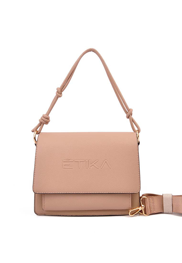 BOLSO BANDOLERA CASUAL ETIKA BETTE 02 B30108, NUDE