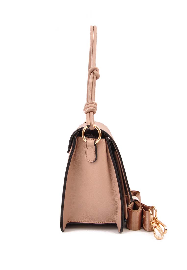 BOLSO BANDOLERA CASUAL ETIKA BETTE 02 B30108, NUDE