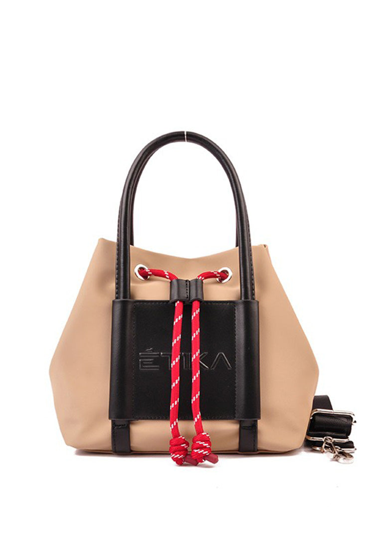 BOLSO CORDONES CASUAL ETIKA MARLENE 01 B30110, NUDE