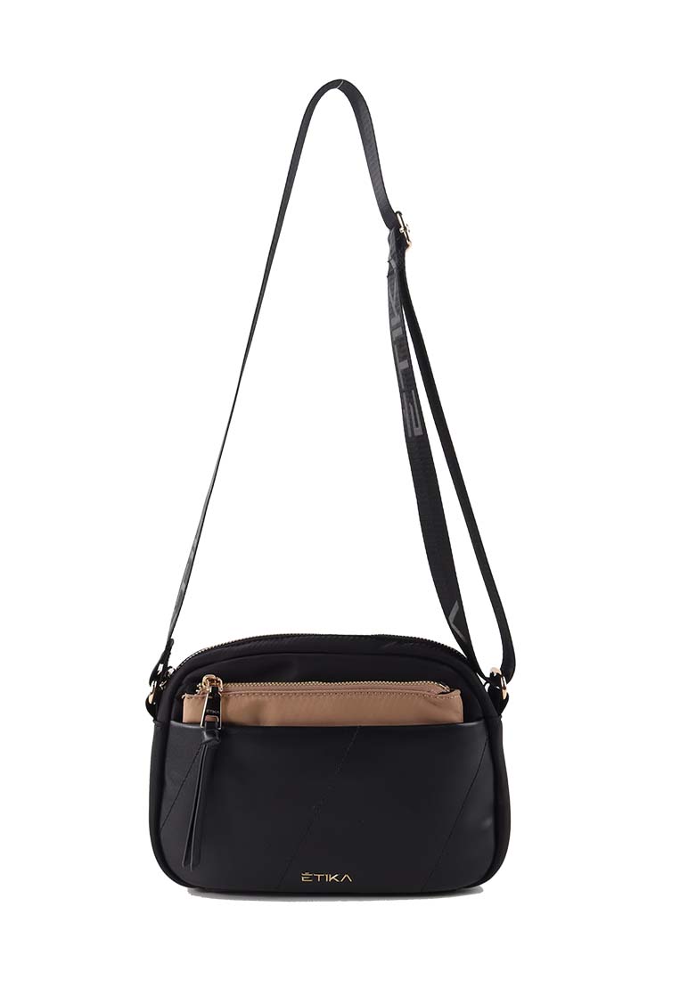 BOLSO BANDOLERA PEQUEÑA ETIKA B30113 NEGRO