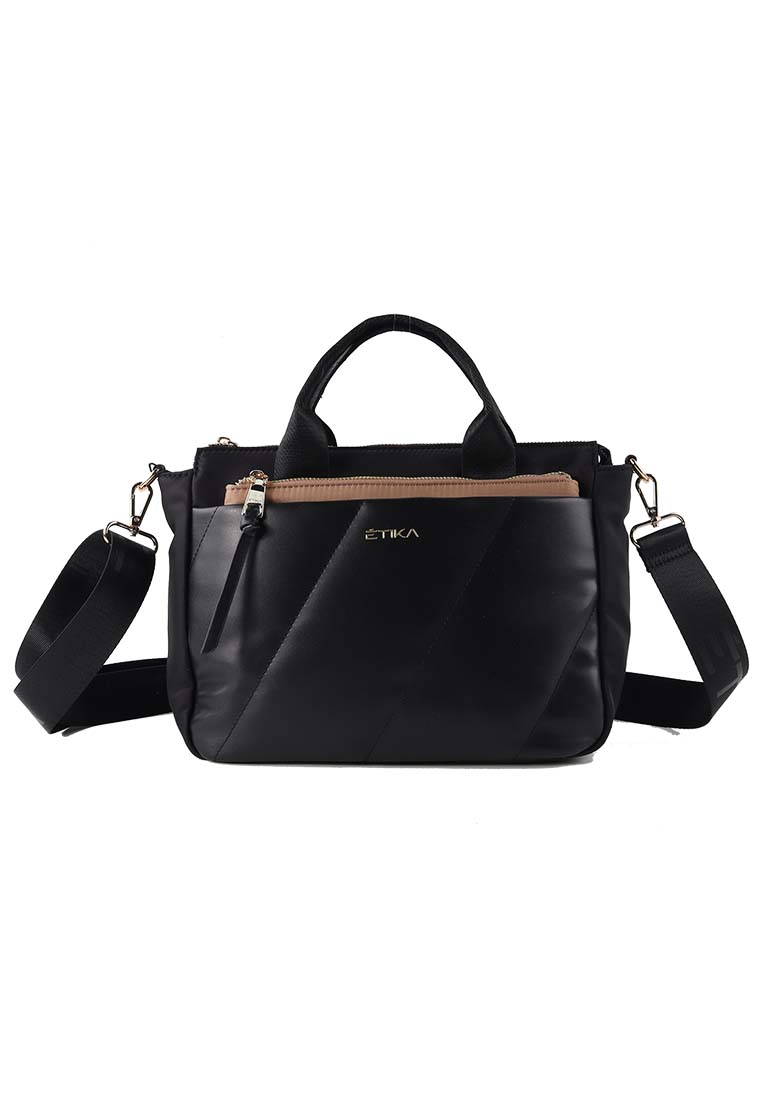 BOLSO CON ASAS CASUAL ETIKA GRETA 02 B30114 NEGRO