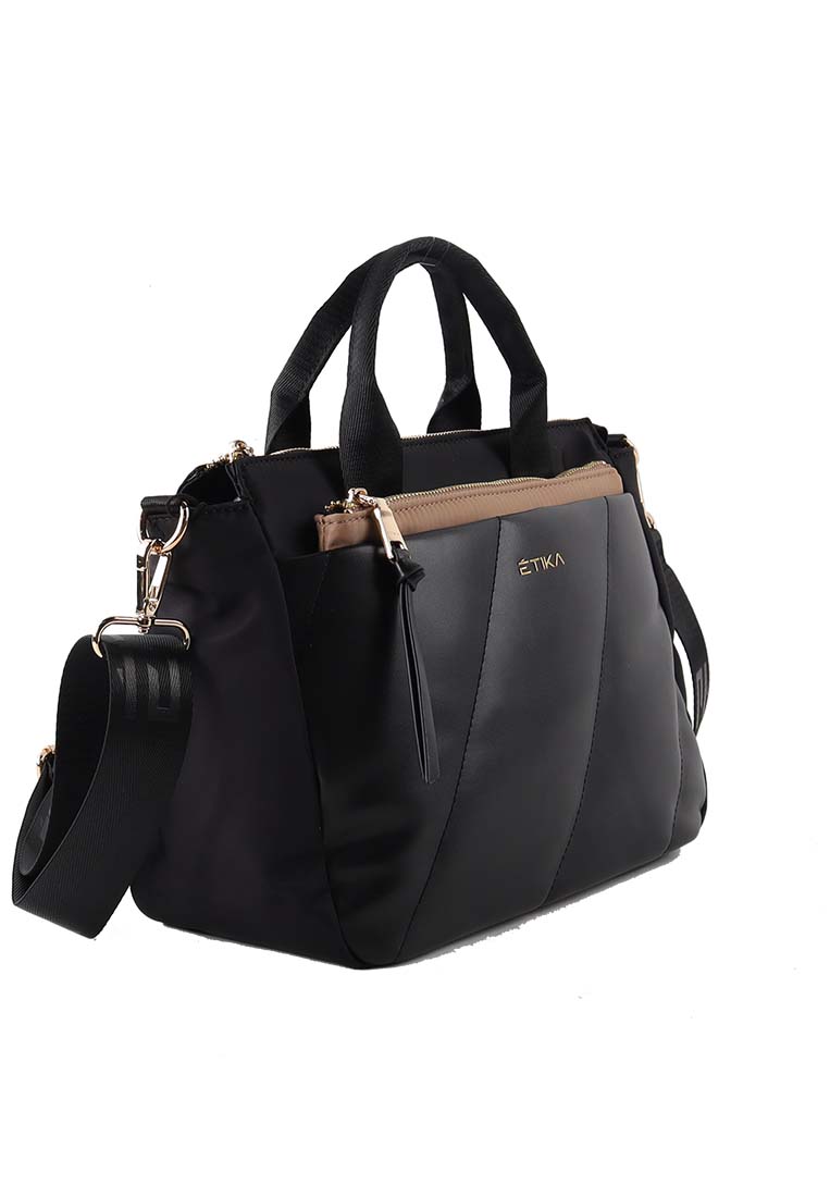 BOLSO CON ASAS CASUAL ETIKA GRETA 02 B30114 NEGRO