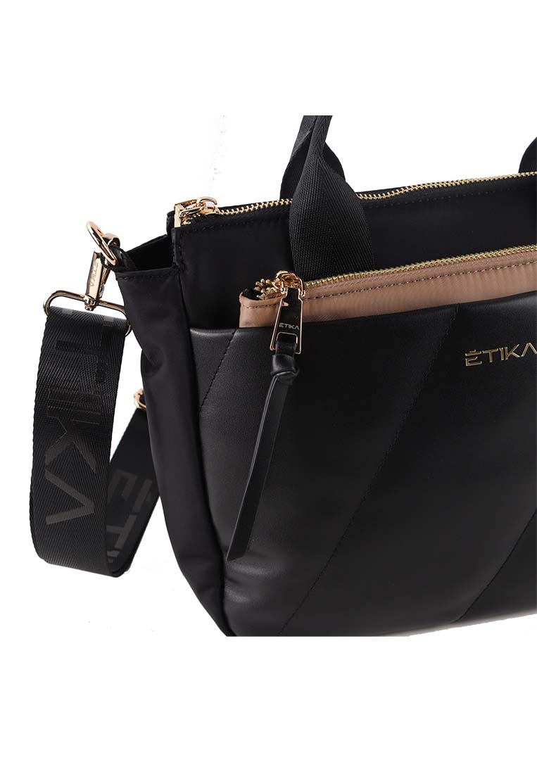 BOLSO CON ASAS CASUAL ETIKA GRETA 02 B30114 NEGRO