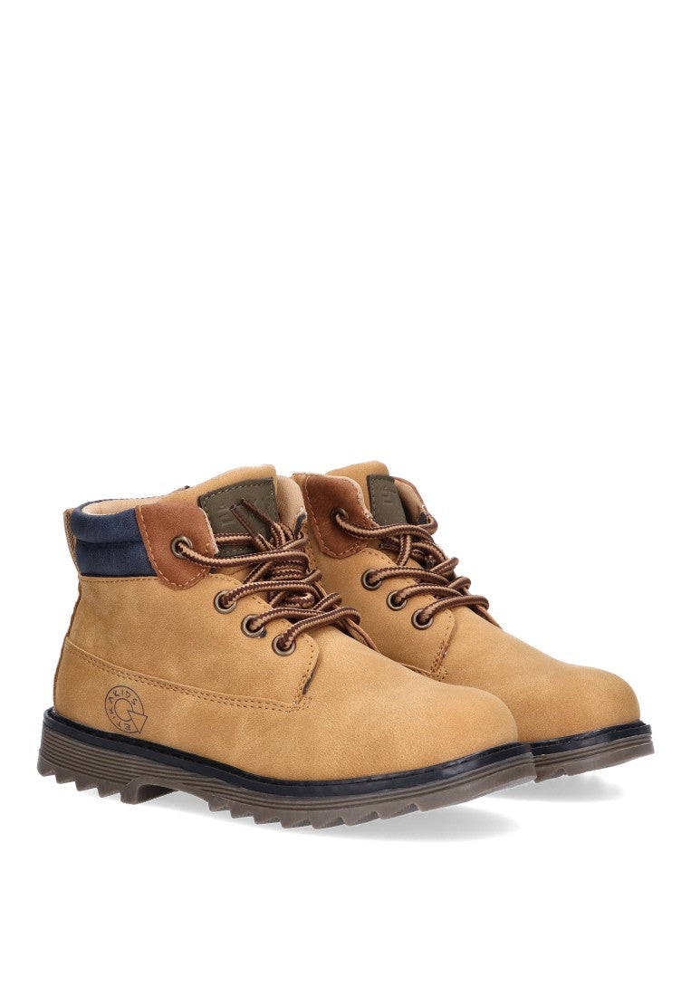 BOTIN CORDONES ETIKA KIDS CORATO 77202 NIÑO, CAMEL