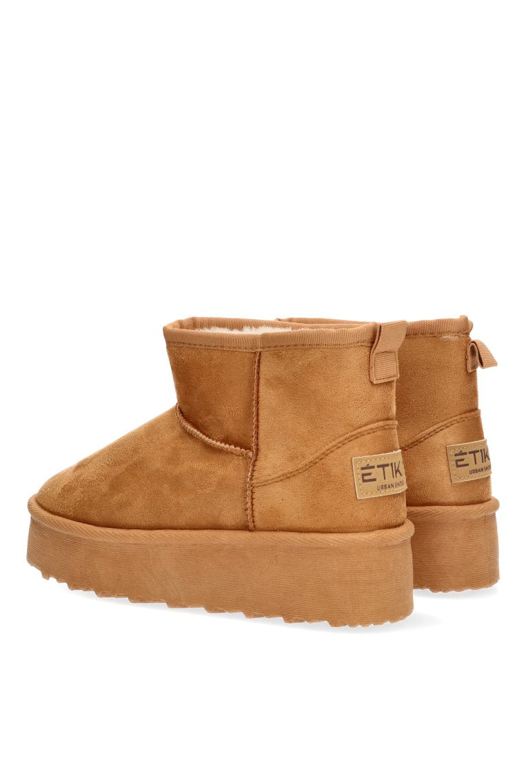 BOTIN DE PELO ETIKA LE MANS 10904 MUJER, CAMEL