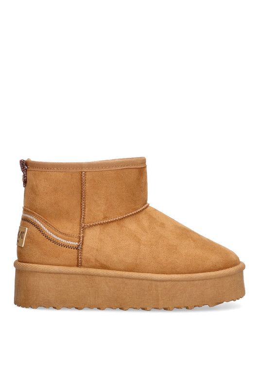 BOTIN DE PELO ETIKA LE MANS 10904 MUJER, CAMEL