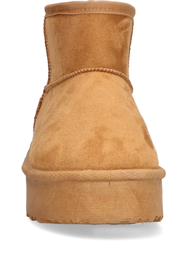 BOTIN DE PELO ETIKA LE MANS 10904 MUJER, CAMEL