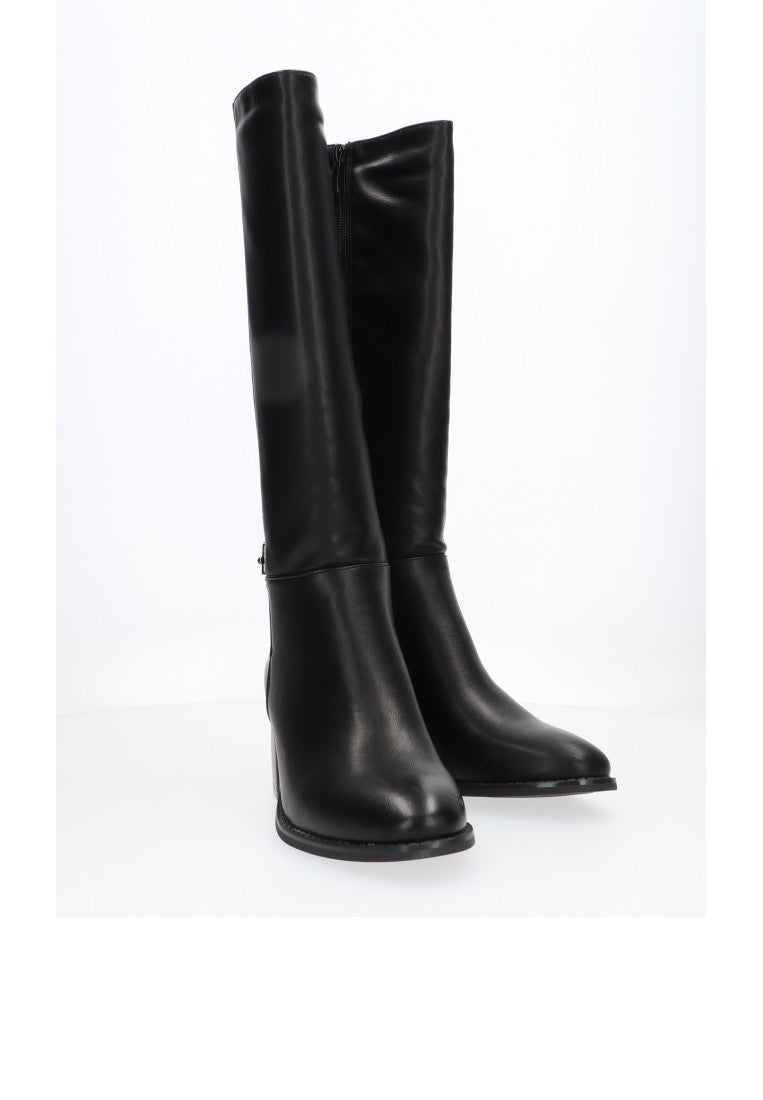 BOTA TACÓN MEDIO HEBILLA ARMONY FIORENTINO 30025 MUJER, NEGRO