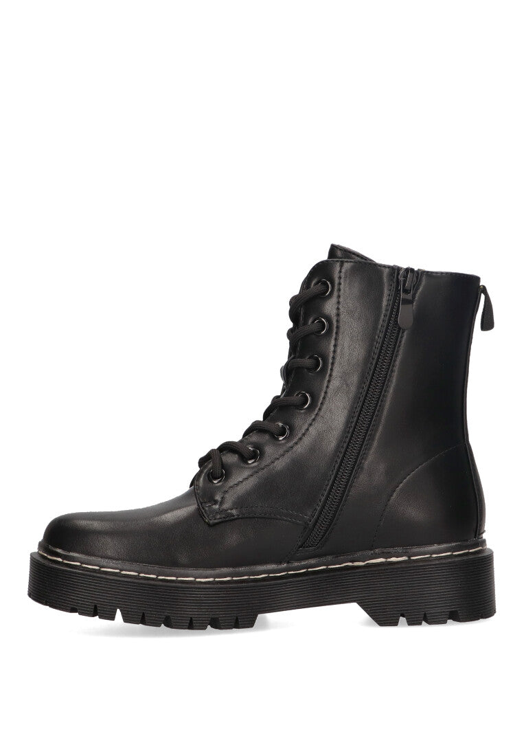 CALGARY 11034 BLACK WOMEN'S MILITARY BOOTS