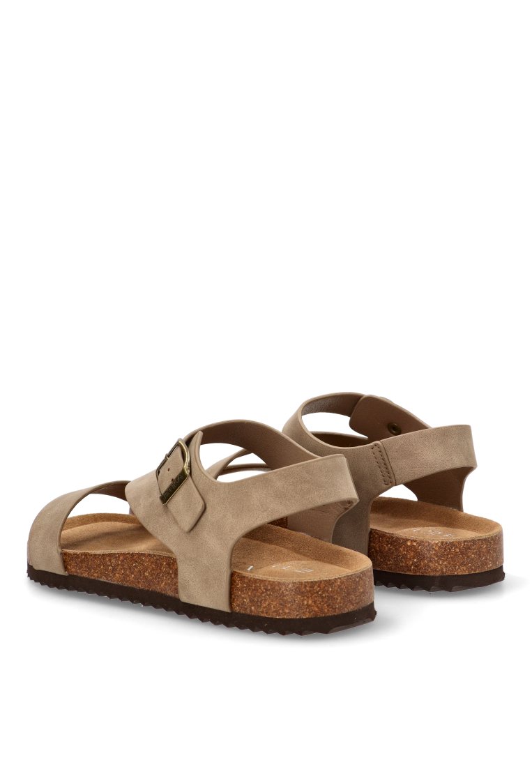 SANDALIA BIO CRUZADA ETIKA 41021 MONDELLO, HOMBRE MARRÓN
