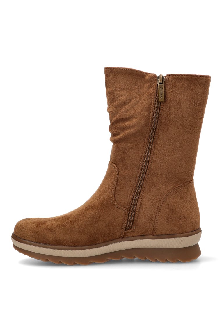 BOTIN ANTELINA CREMALLERA CAMELIA 11115 ETIKA, MUJER CAMEL