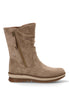 BOTIN ANTELINA CREMALLERA CAMELIA 11115 ETIKA, MUJER TAUPE Taupe