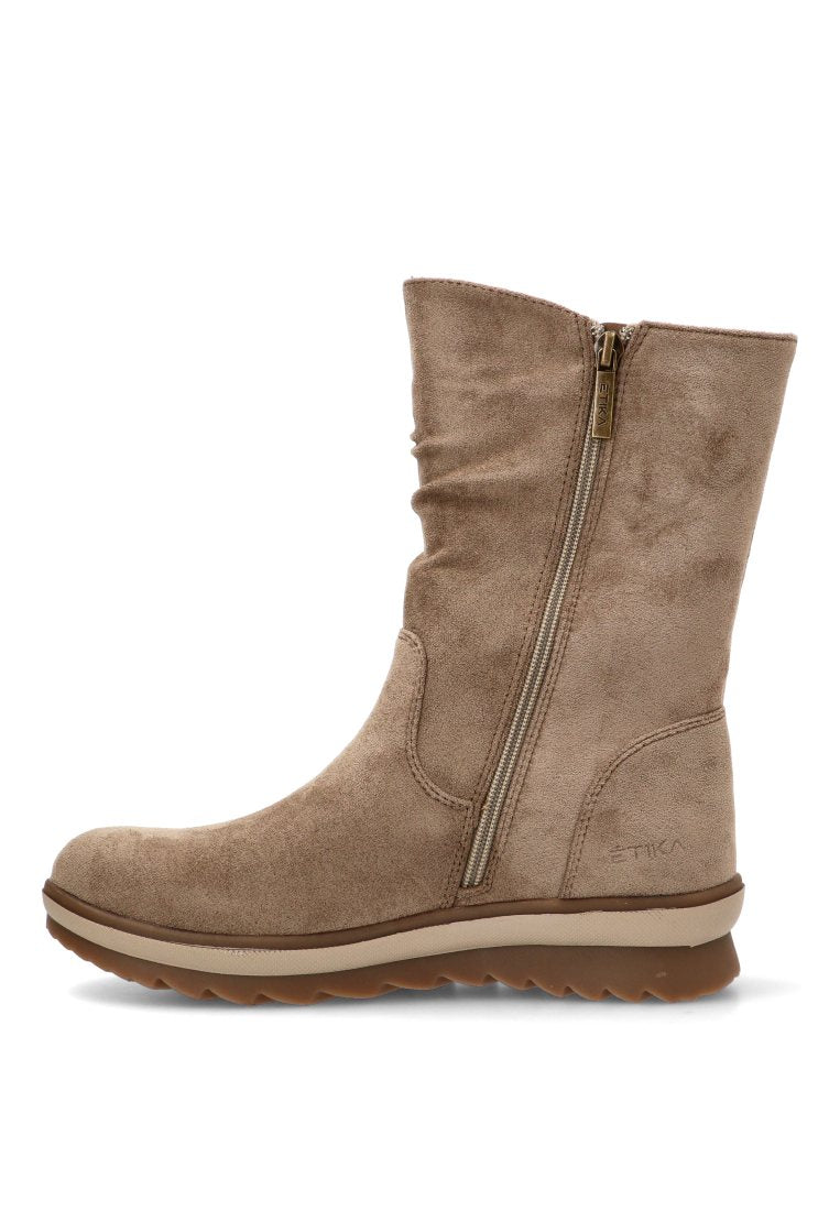BOTIN ANTELINA CREMALLERA CAMELIA 11115 ETIKA, MUJER TAUPE