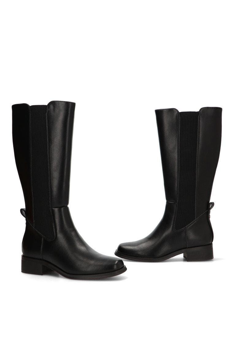 BOTA ALTA ELASTICA 42411 CLARA ETIKA, MUJER NEGRO