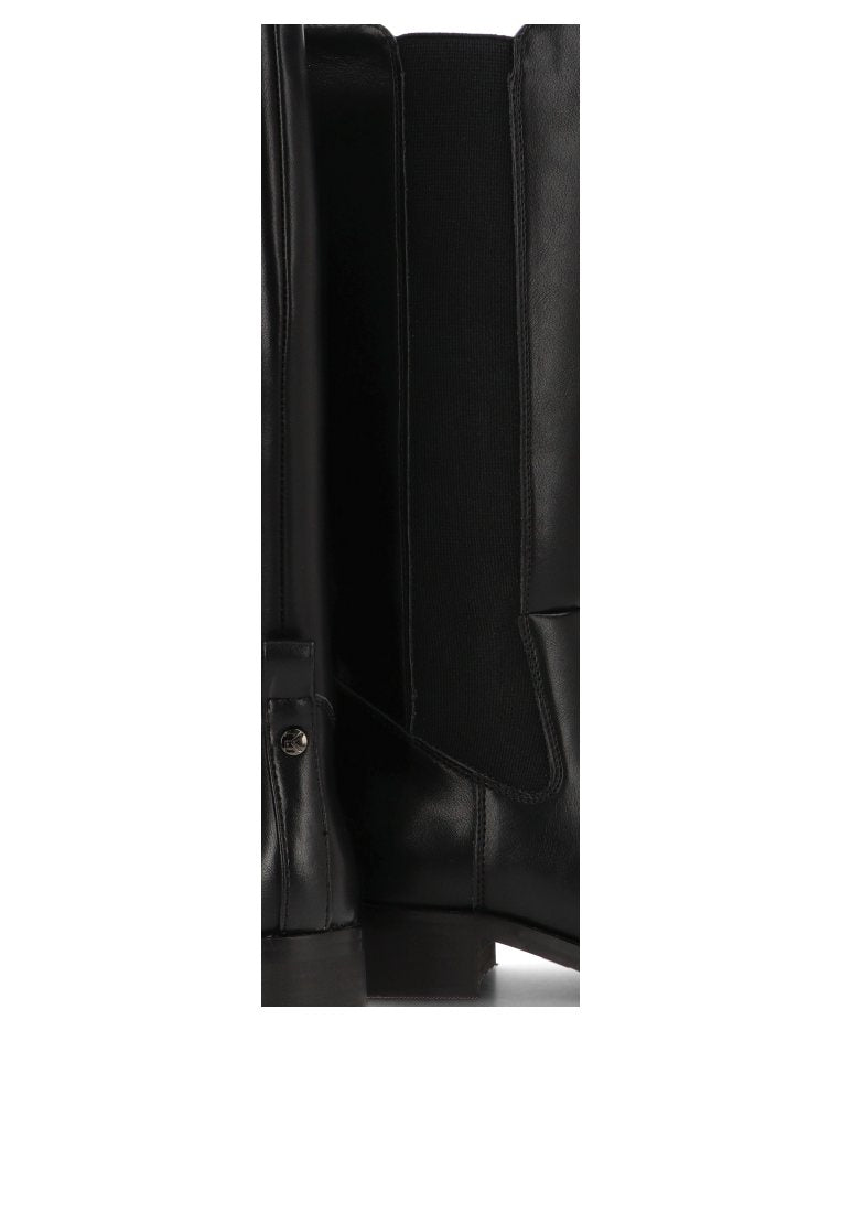 BOTA ALTA ELASTICA 42411 CLARA ETIKA, MUJER NEGRO
