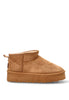 BOTIN BAJO PELO GIULIA 01  ETIKA 10912, MUJER CAMEL Camel