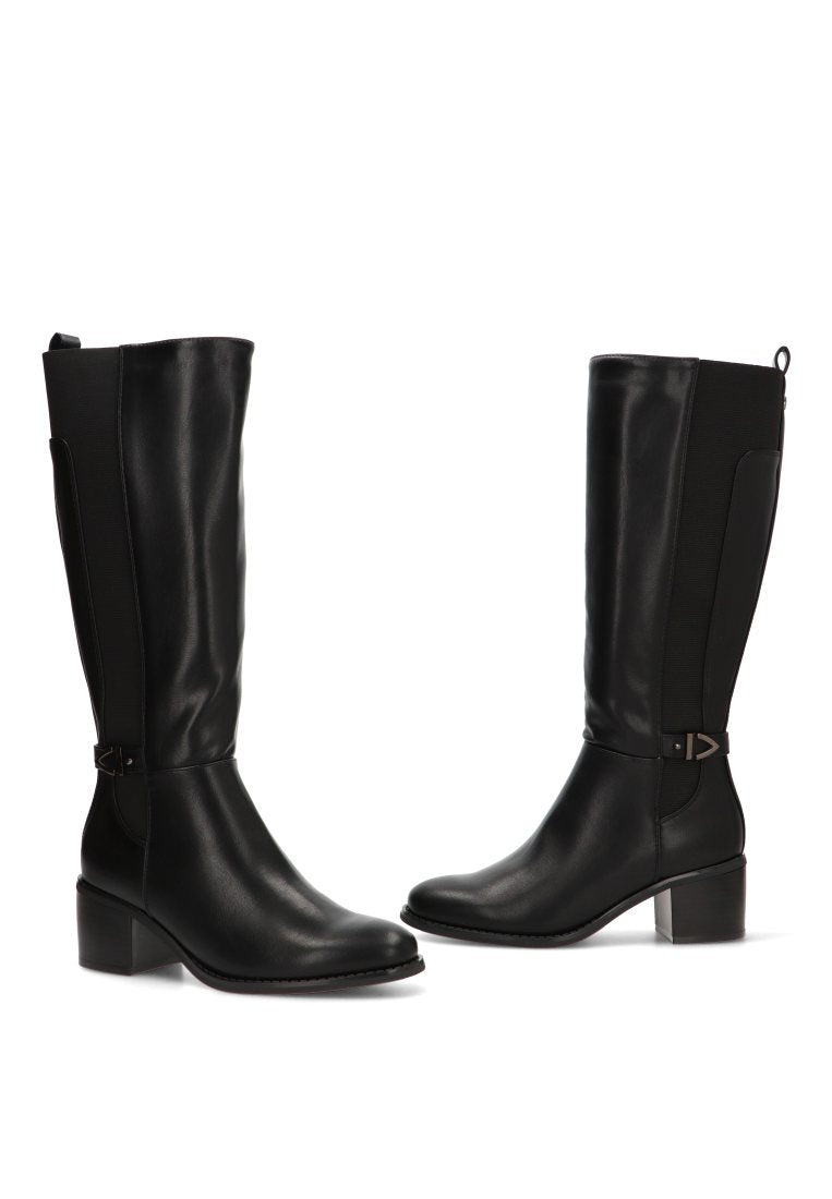 BOTA DETALLE METALICO AMALIA 01 30029 ARMONY, MUJER NEGRO