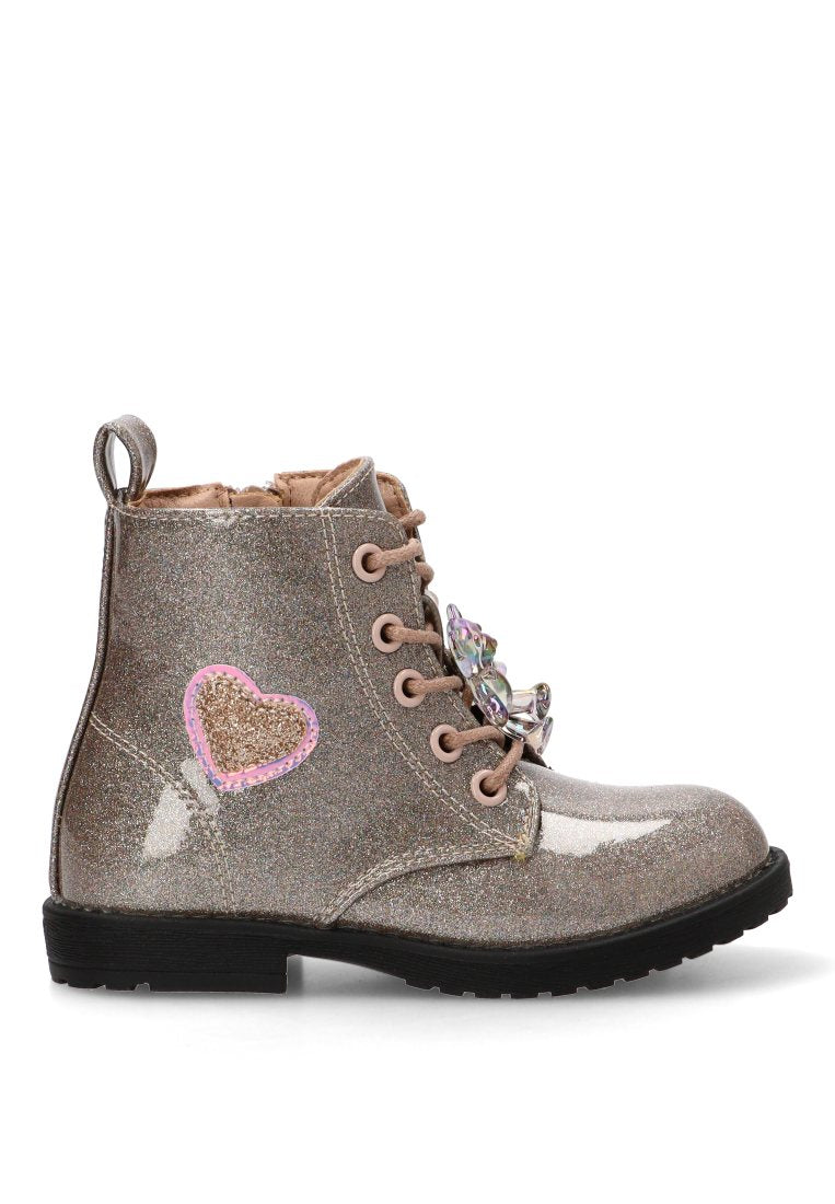 BOTIN MILITAR CORAZON KATIA 10619 ETIKA, NIÑA ROSA