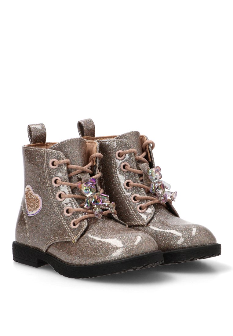 BOTIN MILITAR CORAZON KATIA 10619 ETIKA, NIÑA ROSA