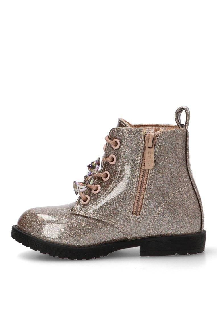BOTIN MILITAR CORAZON KATIA 10619 ETIKA, NIÑA ROSA