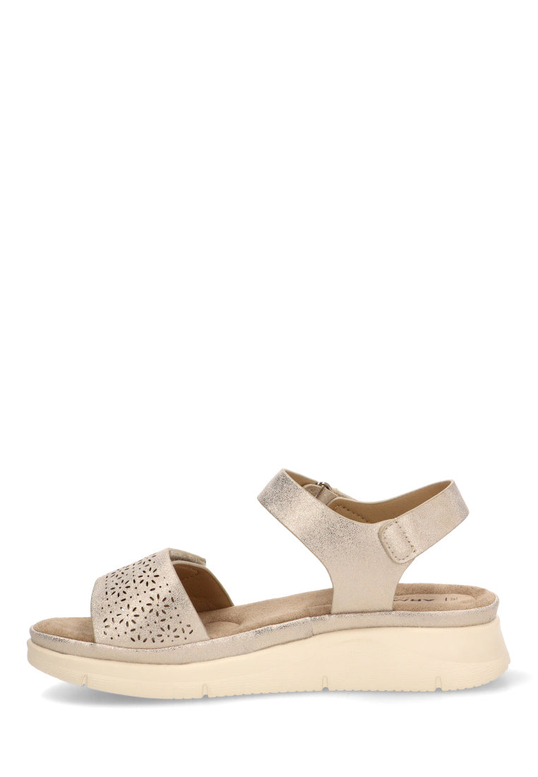 SANDALIA CONFORT PLAYAZO 40017, ARMONY MUJER, ORO