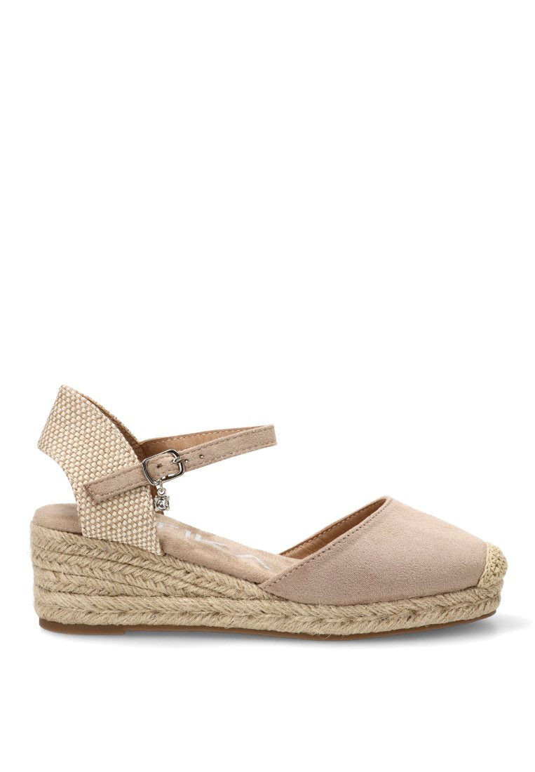 ESPARTEÑA CUÑA BAJA ROSMARINO 20043, ETIKA MUJER, BEIGE