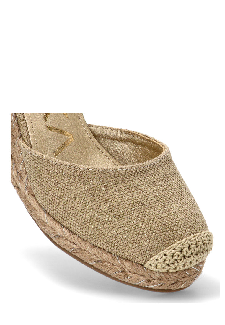 ESPARTEÑA MINORKA 01 20045, ETIKA MUJER, ORO