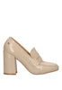 PATENT LEATHER LOAFER SALON MASKS ETIKA 43307 NEWRY 01 BEIGE WOMEN Beige