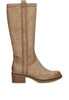 BOTA TACHUELAS 11107 LYON 04 BEIGE MUJER CAÑA ALTA Beige