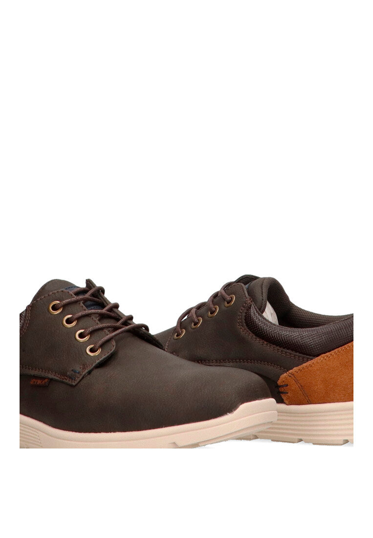 ZAPATO CASUAL JONAVA 01 MARRON HOMBRE PLANO