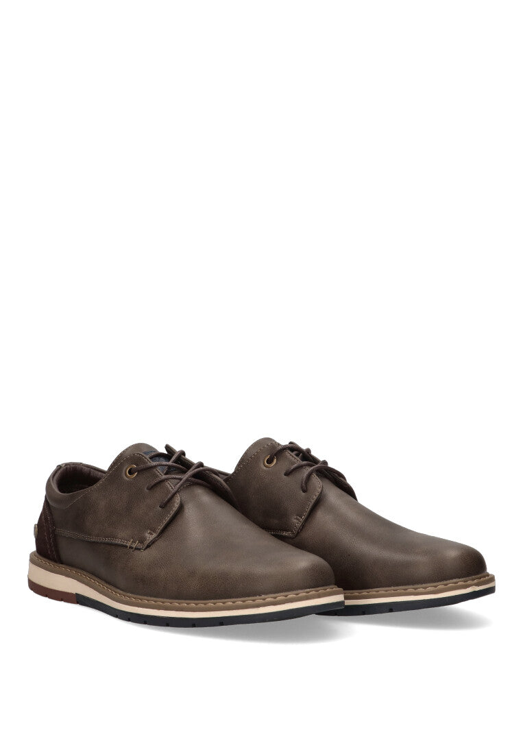 ZAPATO TALON ANTELINA RIGA 01 MARRON HOMBRE