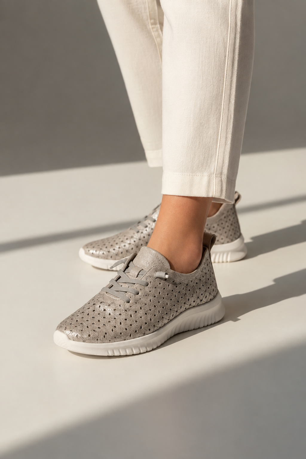 DEPORTIVA CONFORT FALESIA 68001, ARMONY MUJER, PLATA