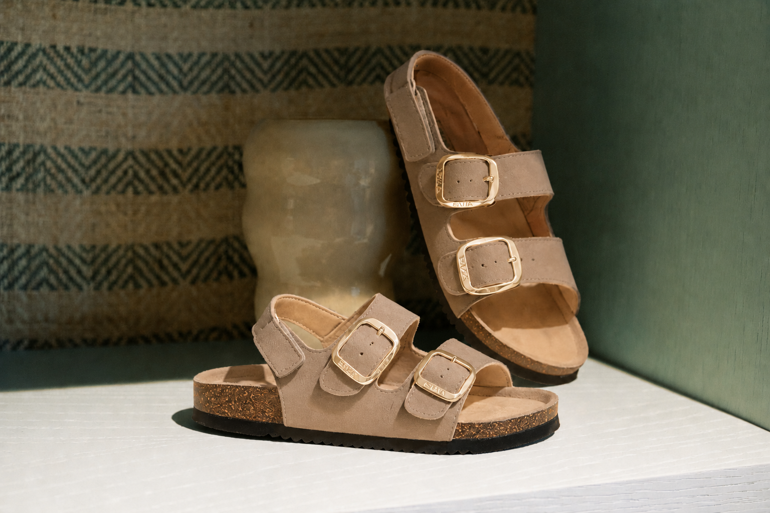 SANDALIA BIO ARENAL 03 10095, ETIKA MUJER, BEIGE