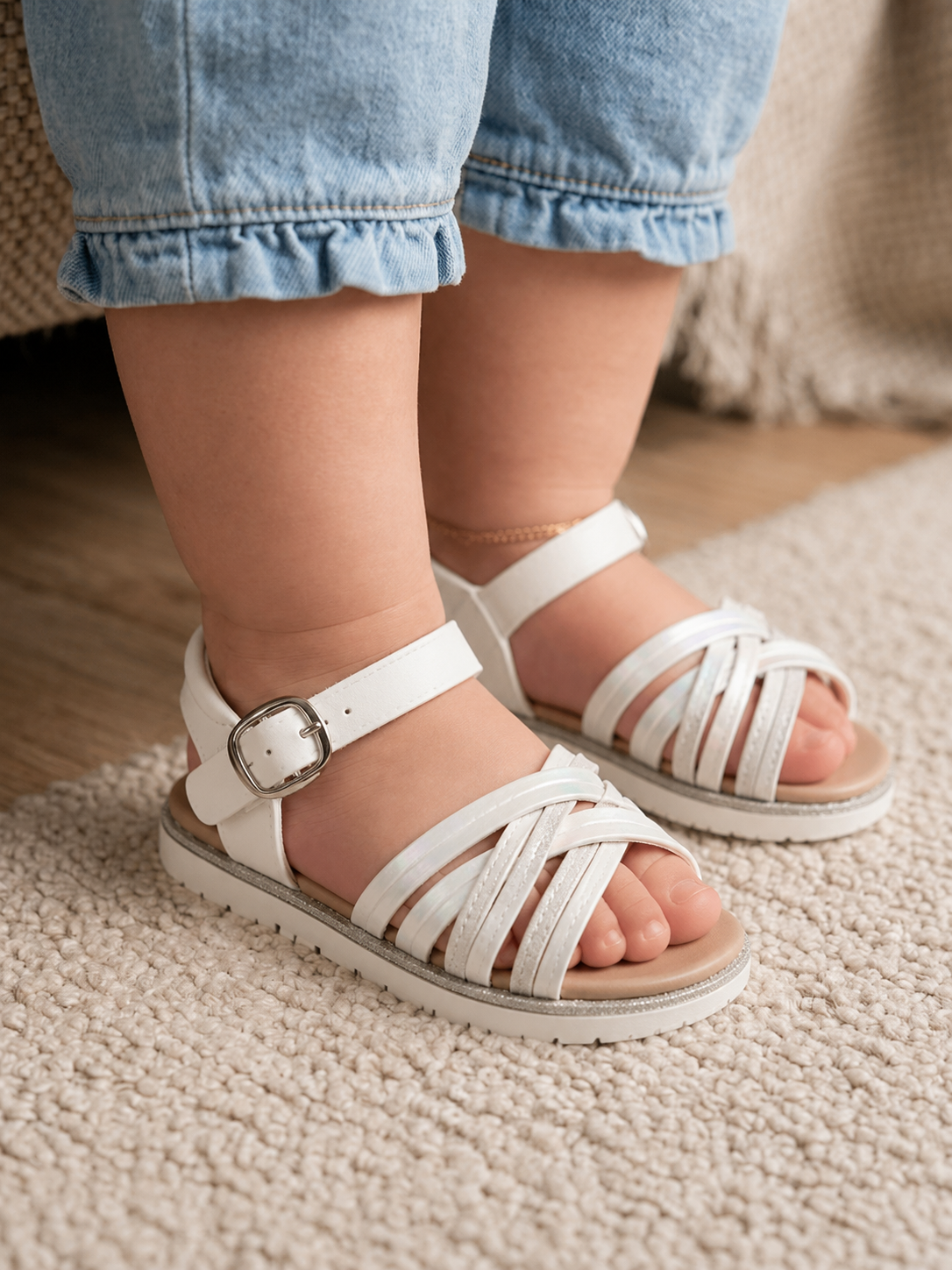 SANDALIA LIA 13740, ETIKA NIÑA, BLANCO