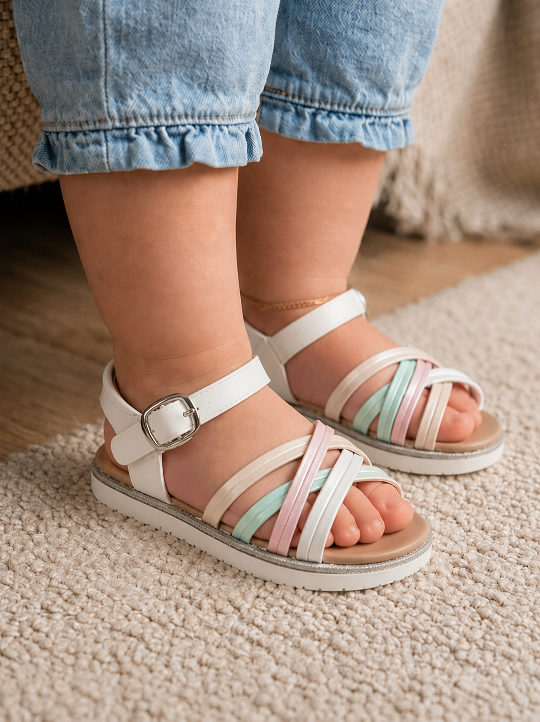 SANDALIA LIA 13740, ETIKA NIÑA, MULTICOLOR