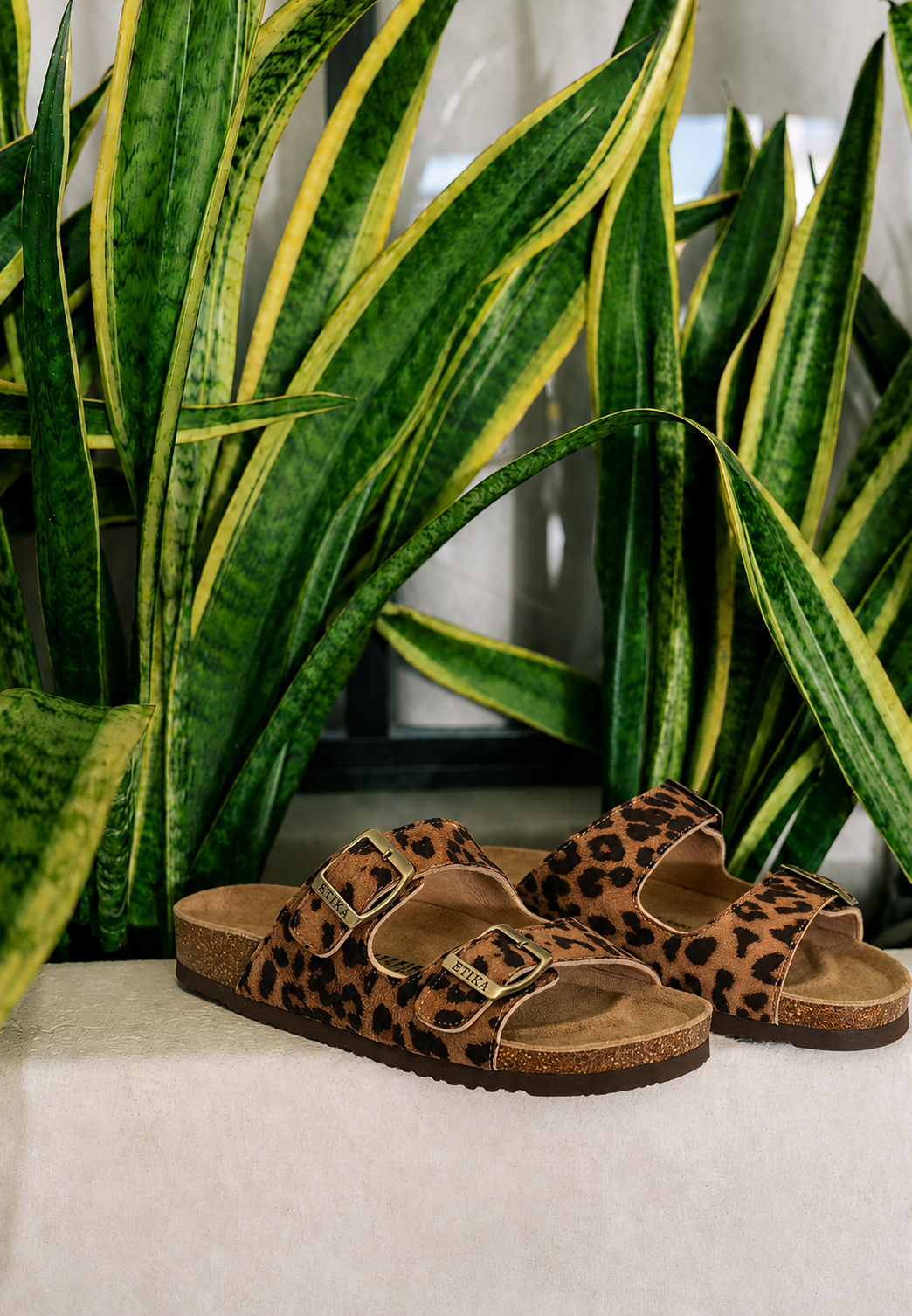 SANDALIA BIO MUJER ARENAL 10015, ETIKA, MUJER, LEOPARDO