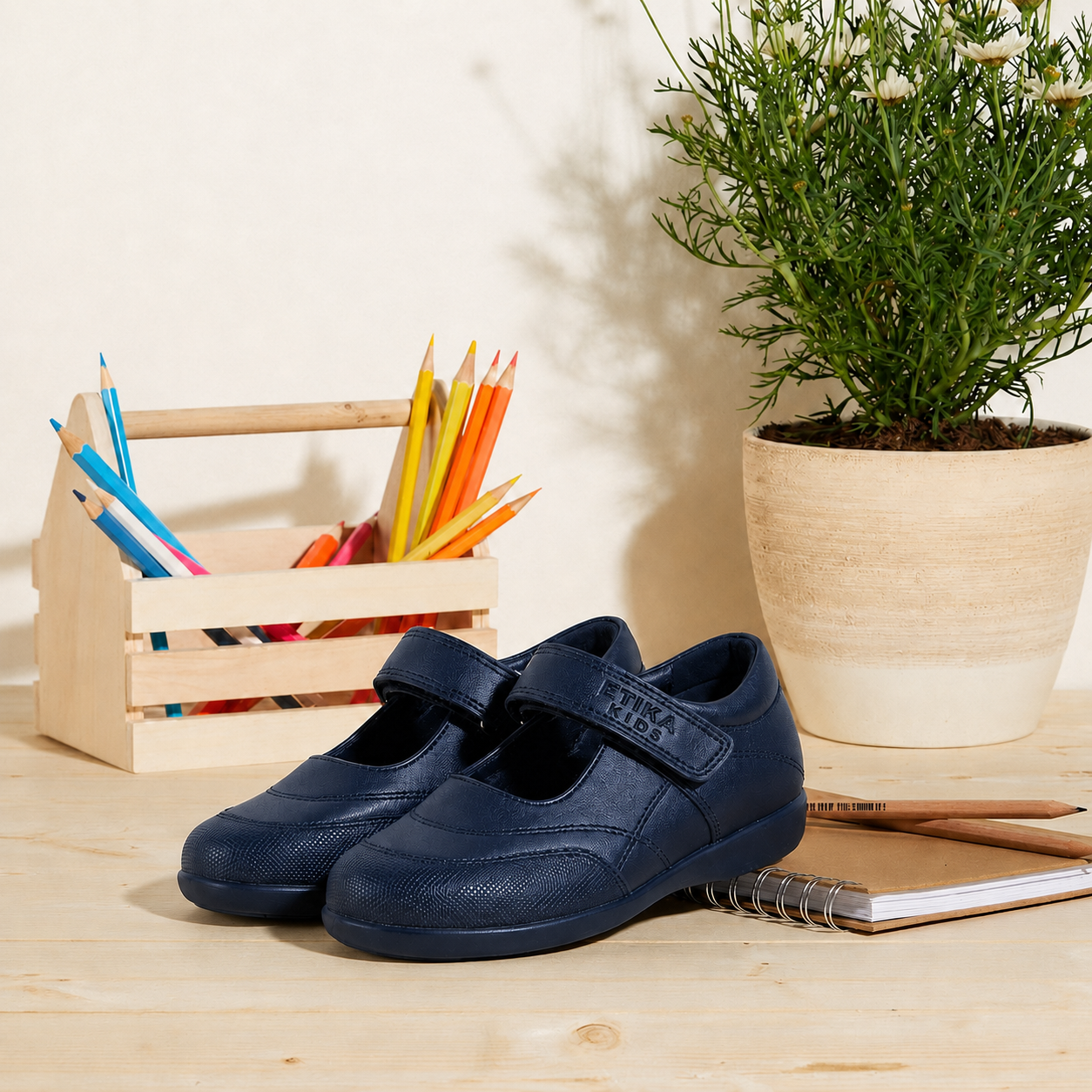 VELCRO SCUOLA ETIKA CEVA 68201 RAGAZZA, BLU