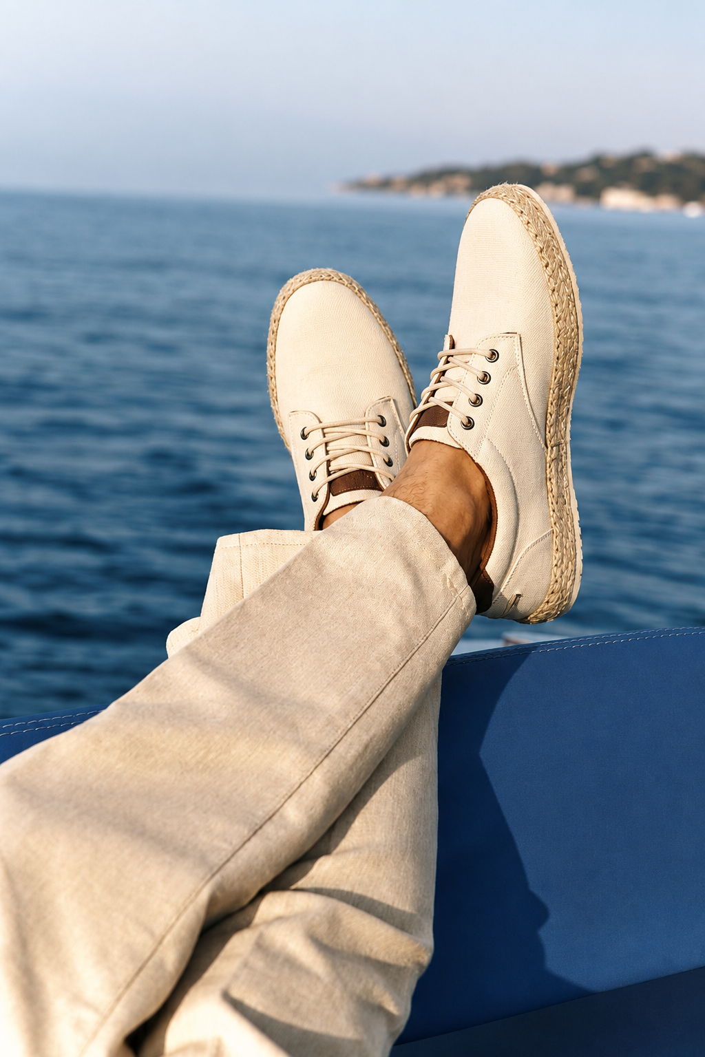 ZAPATILLA LONA CORDONES BETLEM 82052, ETIKA HOMBRE, BEIGE