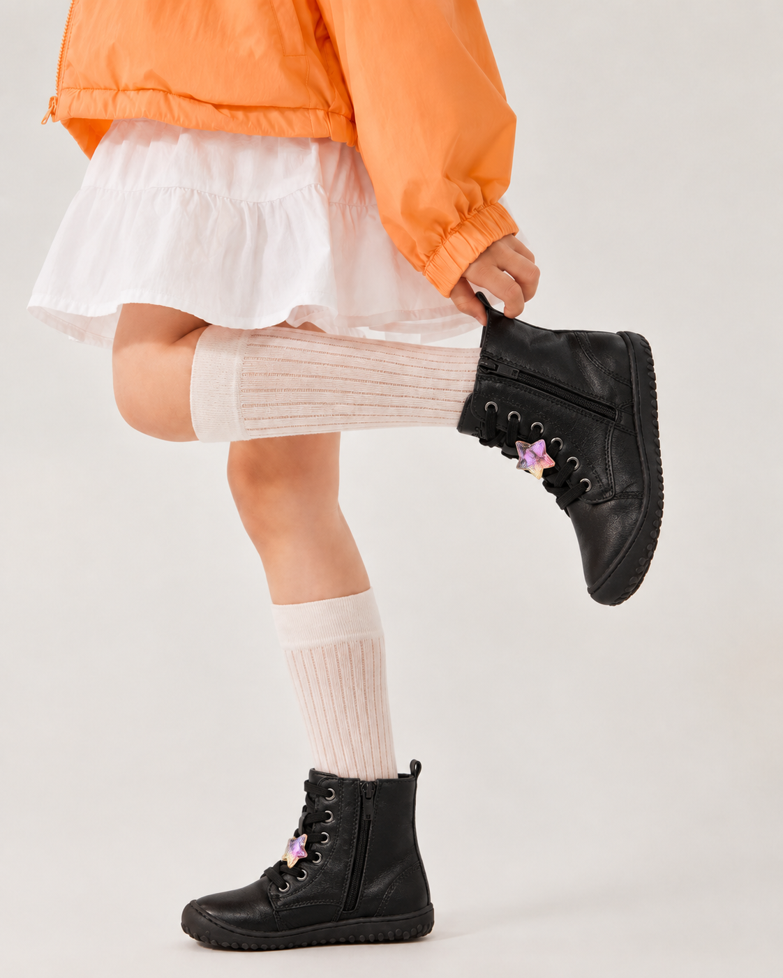 BOTIN PIN KIDS STRIKER 10631, ETIKA, NIÑA, NEGRO