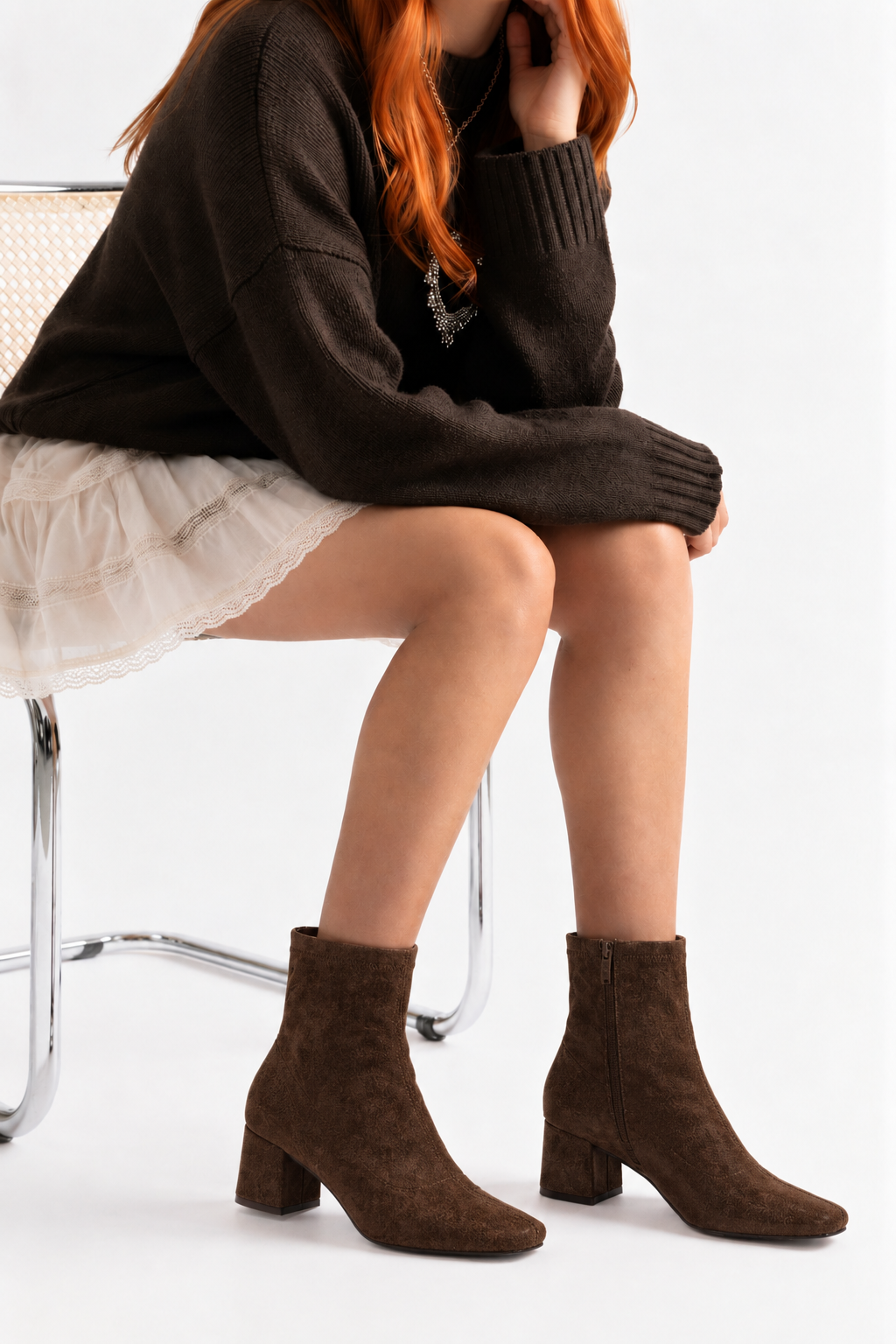 BOTIN BAJO ANTELINA 32014, ETIKA, MUJER, MARRÓN